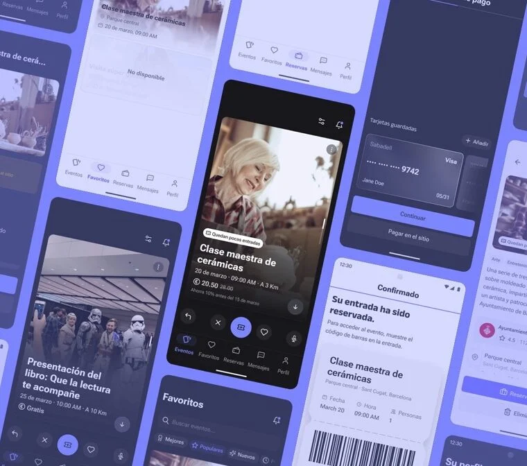 interfaz de aplicacion para clases y eventos proyecto del master en experiencia de usuario en diseno de producto digital esdi ntt data