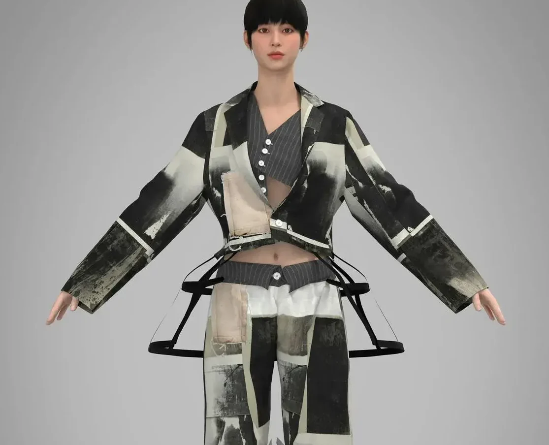 Look digital avant-garde desarrollado en CLO 3D en ESDI