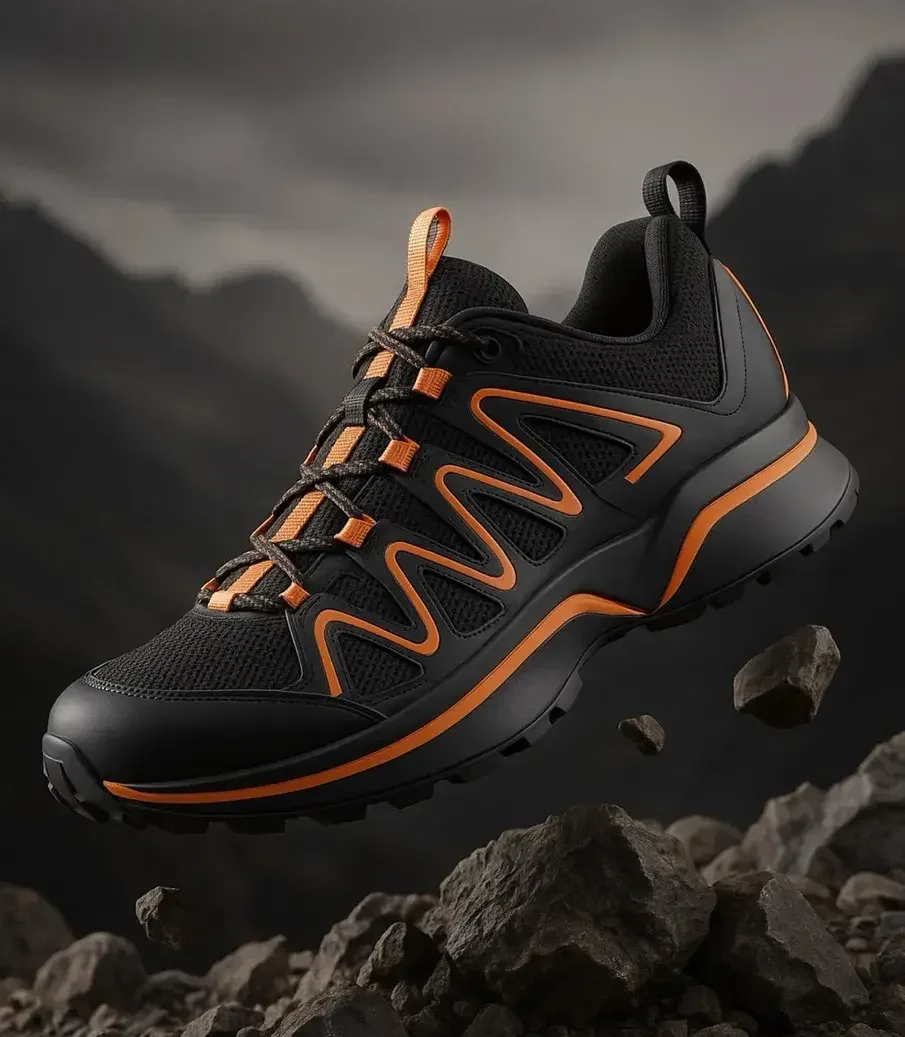 Zapatilla técnica de outdoor con diseño ergonómico