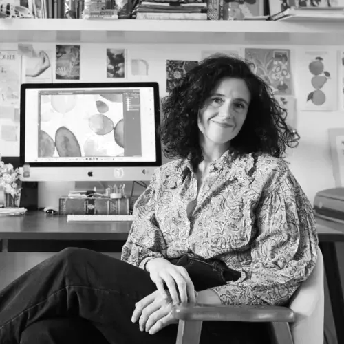 andrea carandini docente del curso de ilustración de moda de esdi