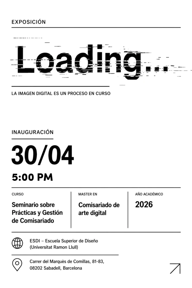 Loading exposición de arte digital en ESDI