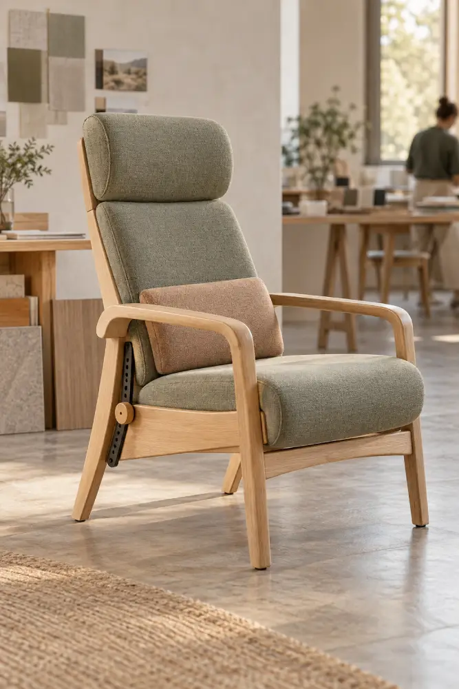 Prototipo de diseño de silla ergonómica