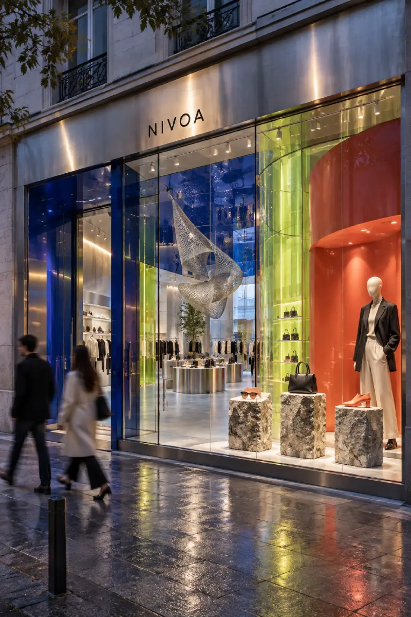 retail sostenible con materiales responsables y diseño de espacios