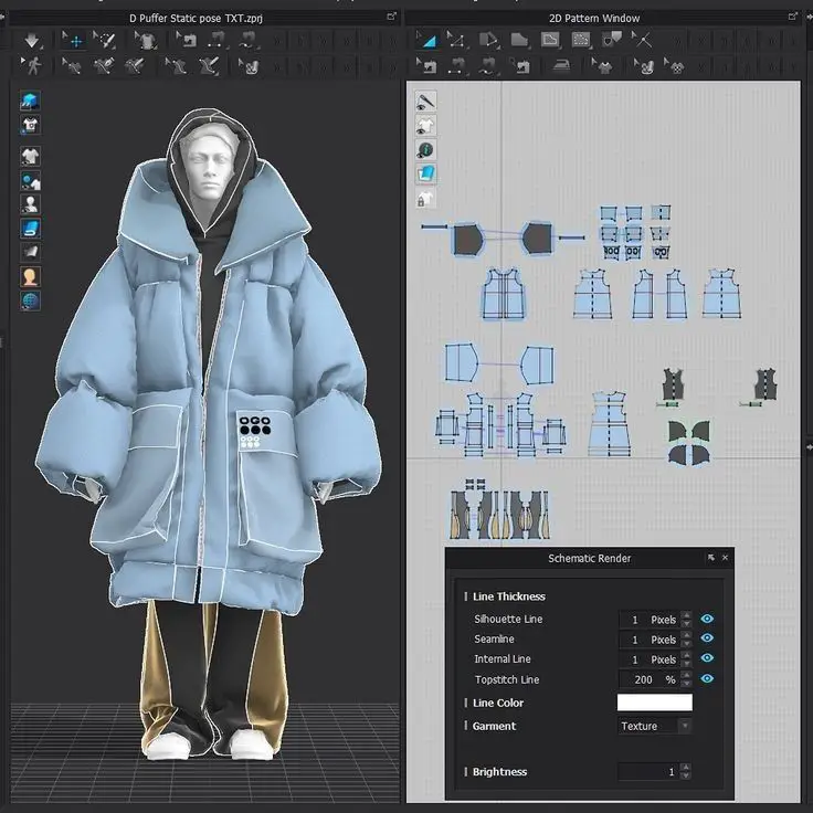 Diseño en CLO 3D del Máster ESDI en Digitalización Industrial de la Moda